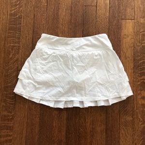 Ivivva (Lululemon for Girls) White Tennis Skirt
